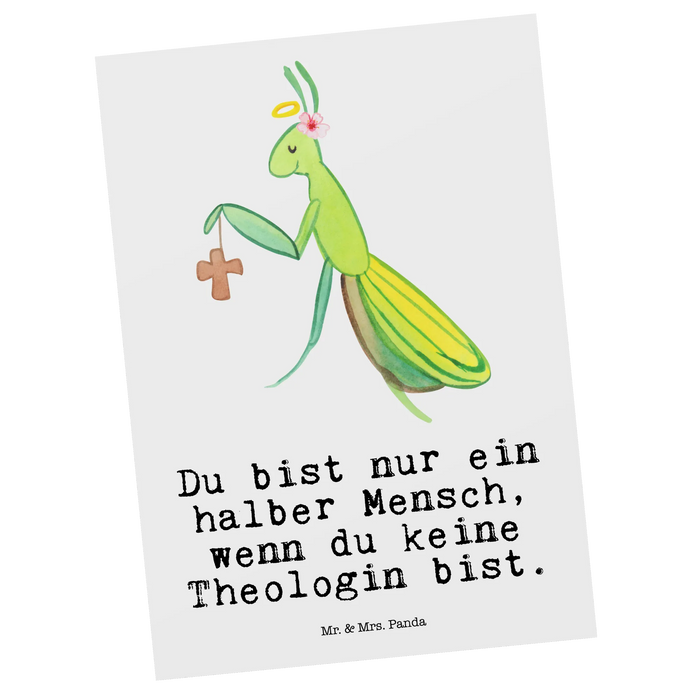 Postkarte Theologin Herz