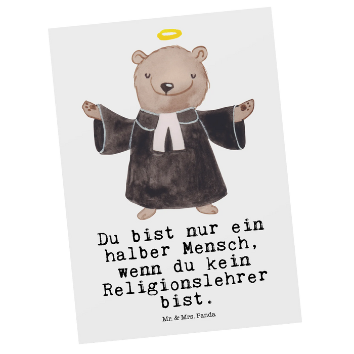 Pocztówka nauczyciel religii Serce