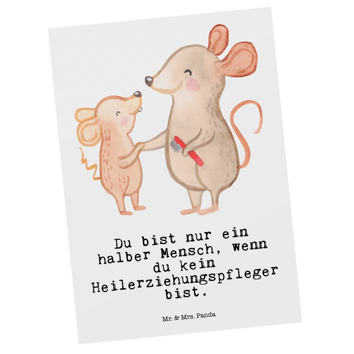 Postkarte Heilerziehungspfleger Herz