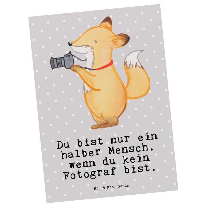 Postkarte Fotograf Herz
