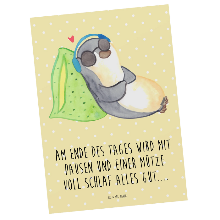 Postkarte Pinguin PEM