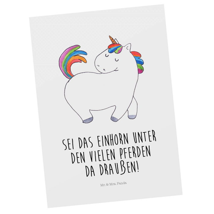 Postcard unicorn Swagger