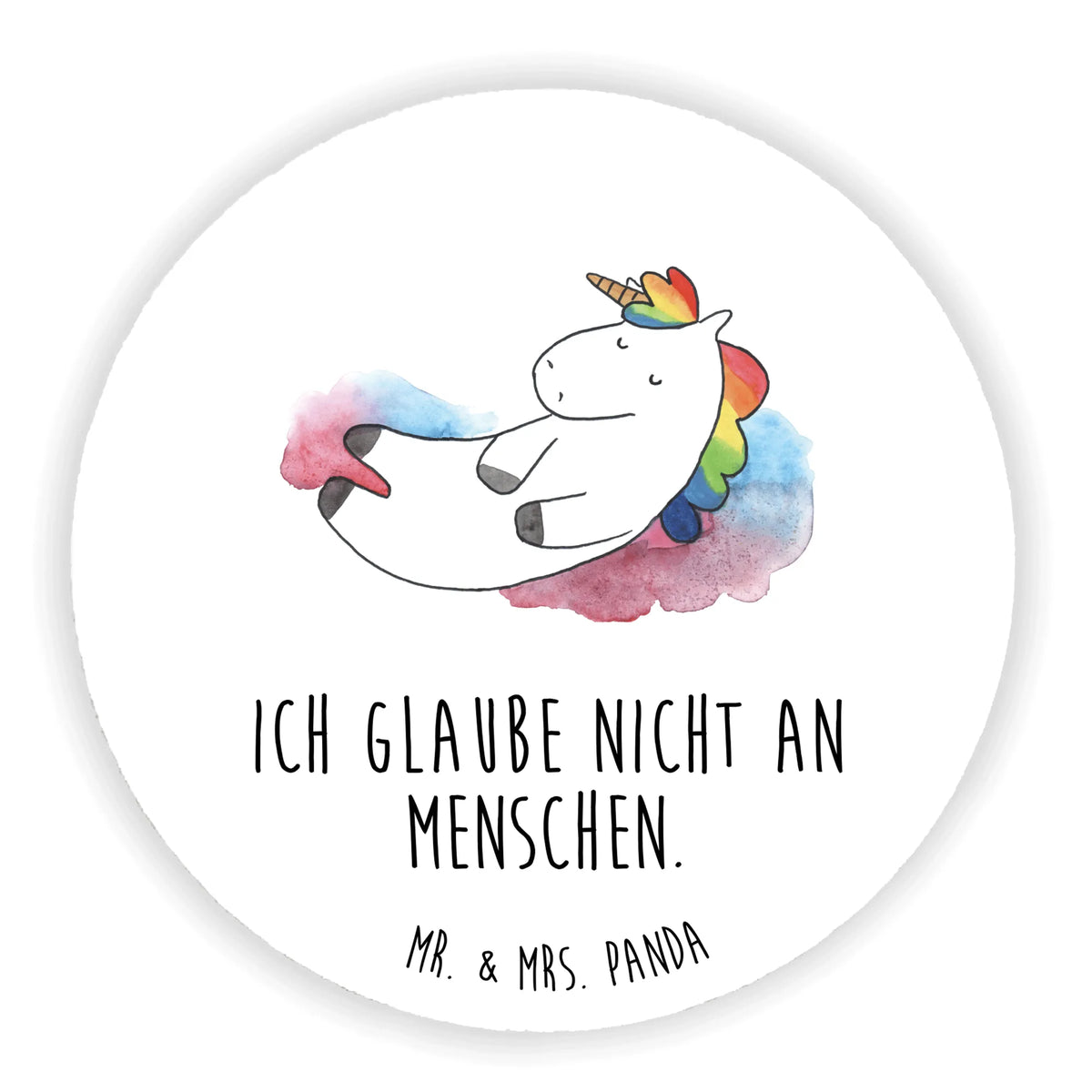 Round magnet unicorn cloud 7