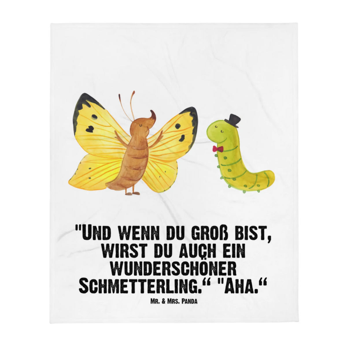 Babydecke Raupe Schmetterling