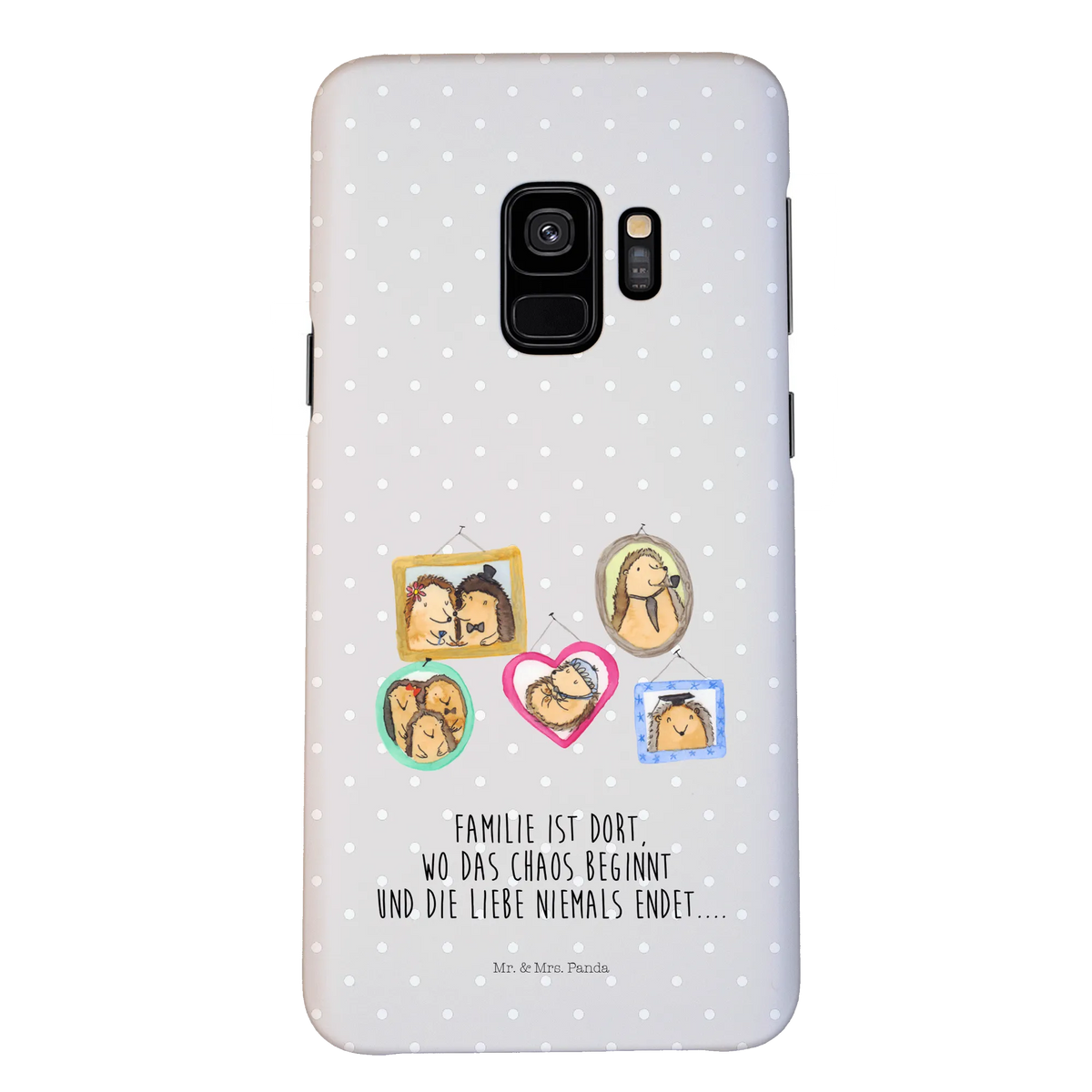 Phone case Hedgehog family
