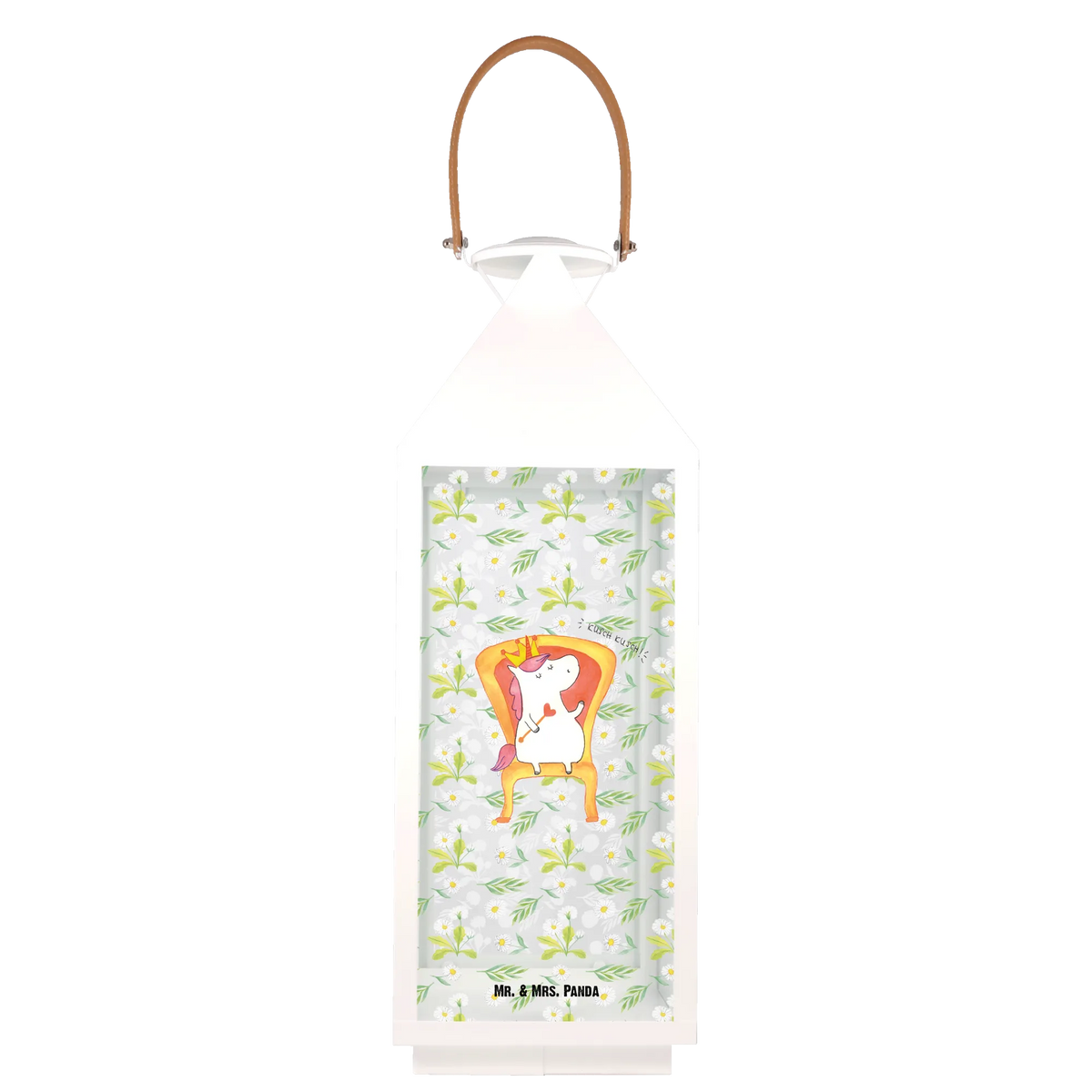 Decorative lantern unicorn princess
