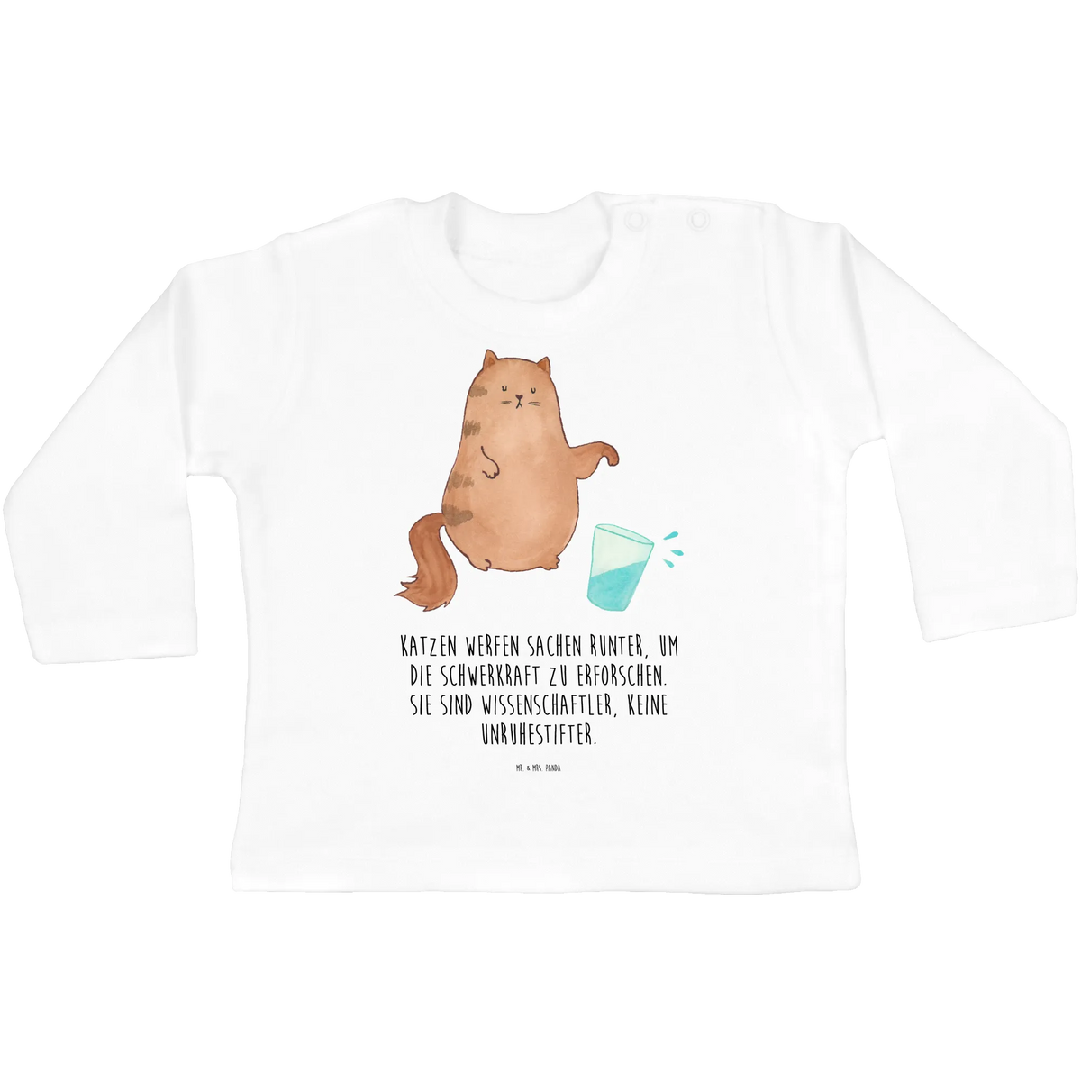 Baby long-sleeve Cat water glass