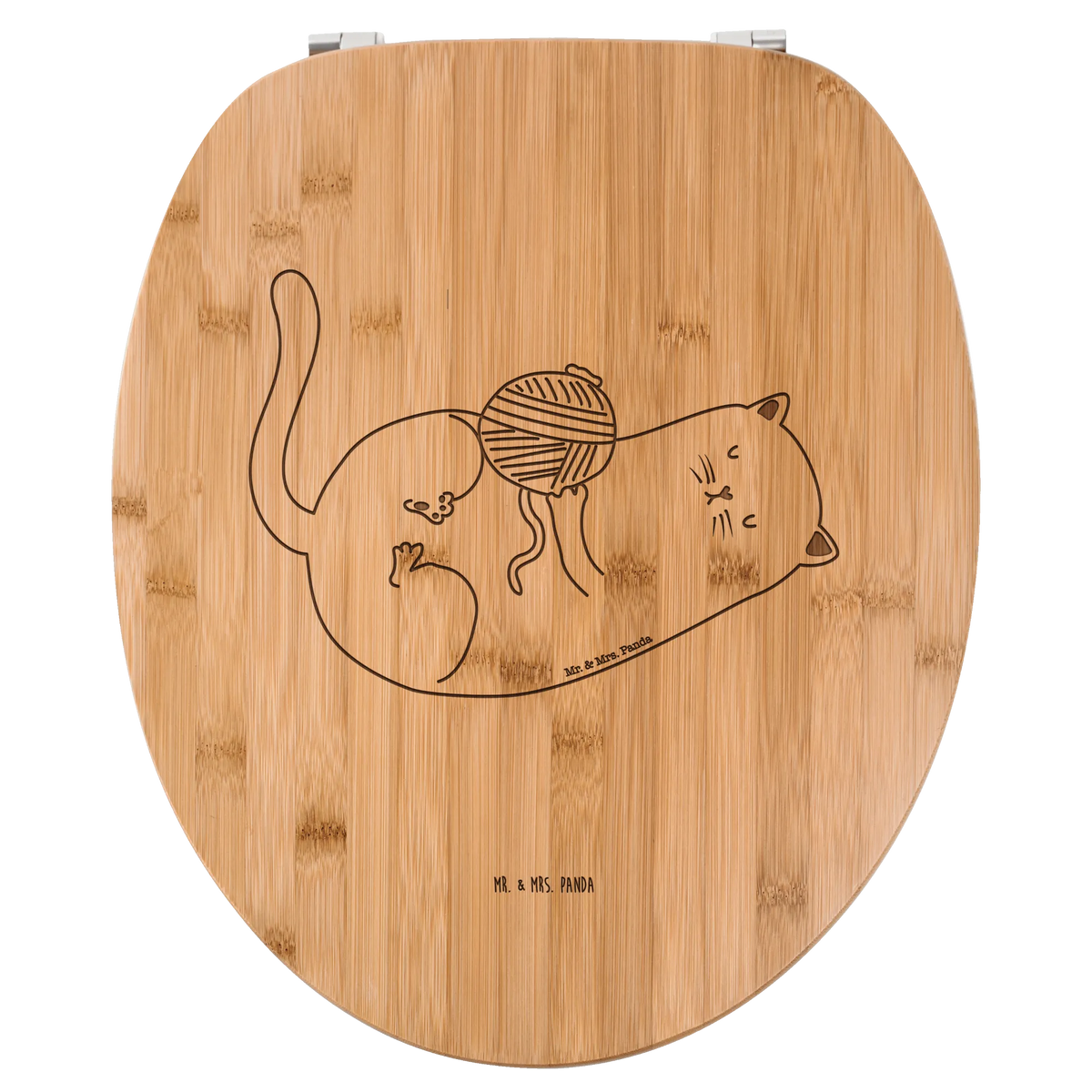 WC Sitz Katze Wolle