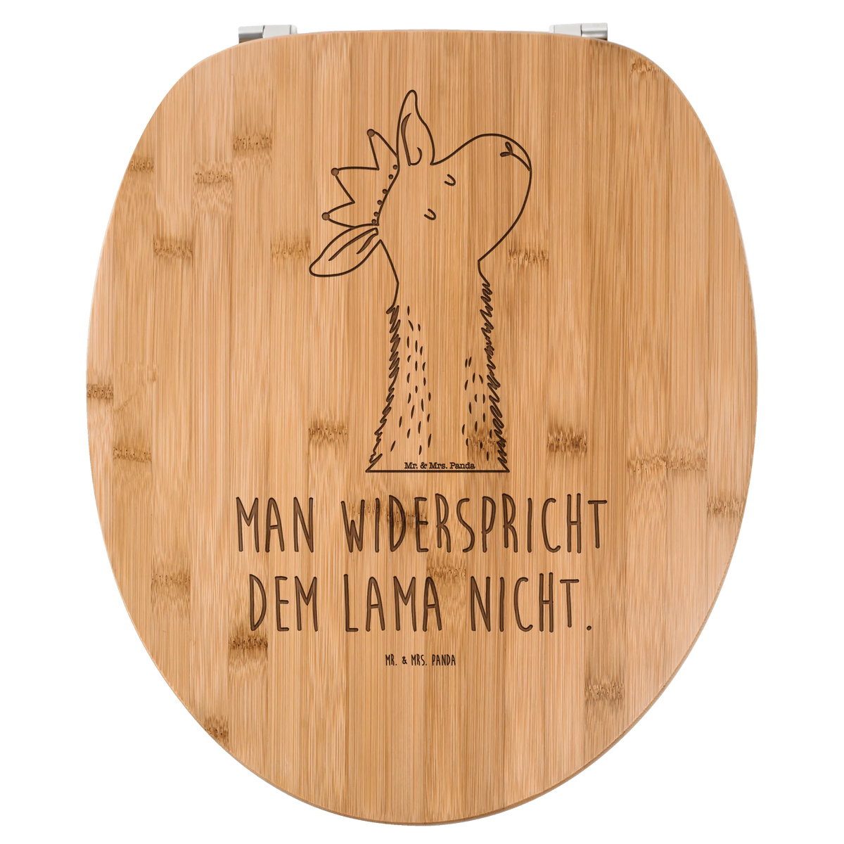 Toilet seat llama head king