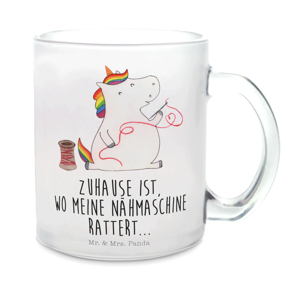 Glass tea cup unicorn seamstress Teetasse Glas, Teeglas, Tee Tasse, getränkebecher, Pott, Glas Teebecher, Trinkglas, Häferl, Henkelbecher, Motivtasse, Kakaotasse, Teetasse aus Glas, glastasse, Glasbecher, getränkeglas, Haferl, Henkeltasse, Teetasse, Unicorn, Einhorn, Einhörner, Einhorn Deko, Stricken, Basteln, Näherin, Häkeln, Freundin, Mädchen, Nähen, Nähzimmer