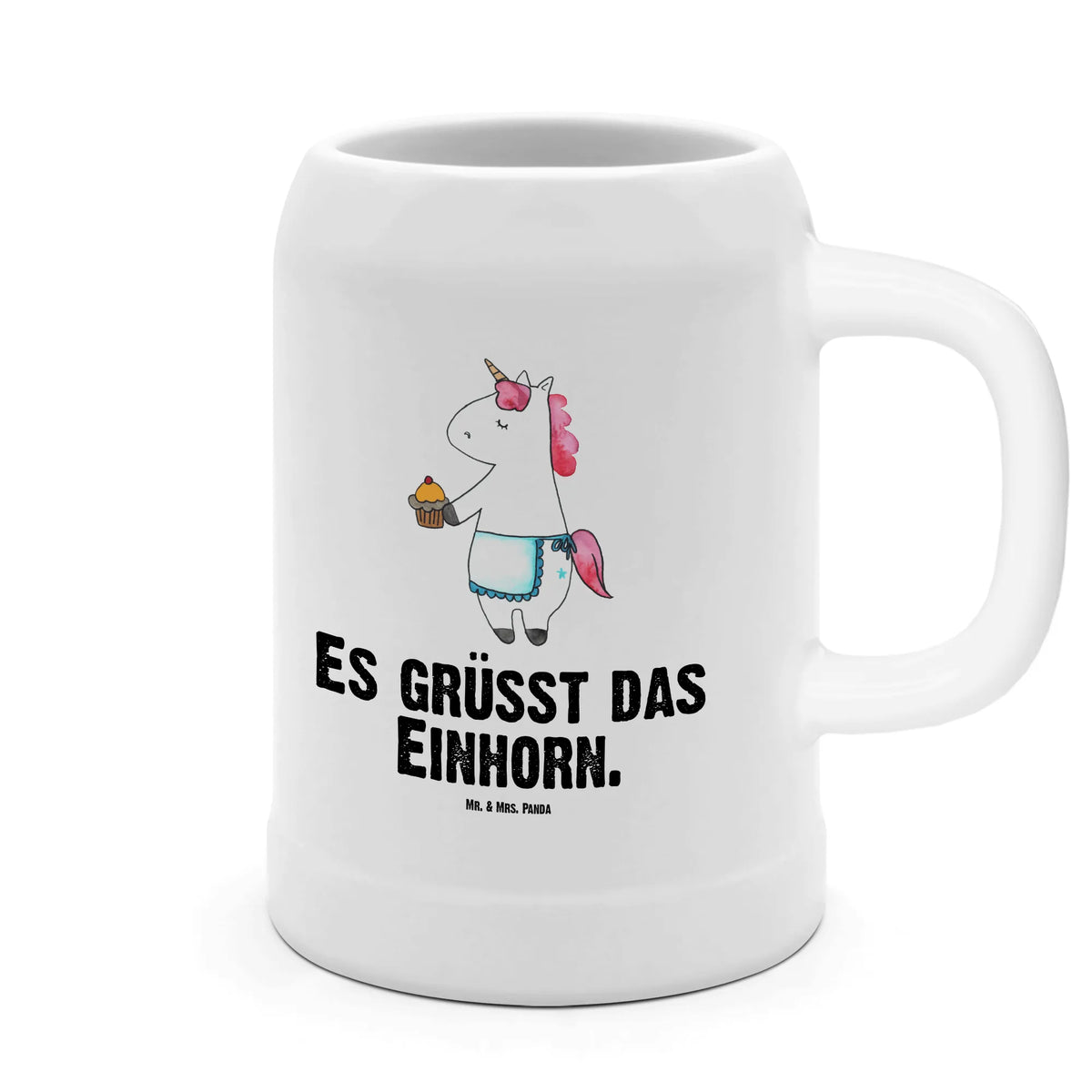 Bierkrug Einhorn Muffin Steinzeugkrug, Mr. & Mrs. Panda Bierkrug, Seidel, Bier Seidel, Bierhumpen, Steinbierkrug, Tonkrug, Steinkrug, Bierbecher, Trinkkrug, Bier Humpen, Steingutkrug, Keramikkrug, Krug, Humpen, Unicorn, Einhorn, Einhörner, Einhorn Deko, Glückwünsche, Geburtstagsgrüße, Grüße, Liebesgrüße, Backen, Muffin, Geburtstag, Kekse
