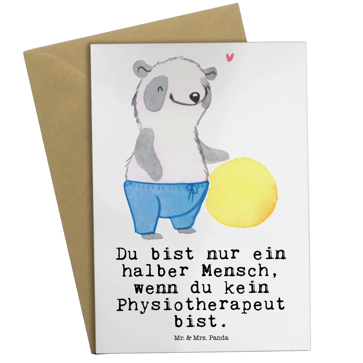 Greetings card Physiotherapist heart best, farewell gift, passing exam, anniversary, gift, retirement, promotion, gift idea, job start, profession, sayings