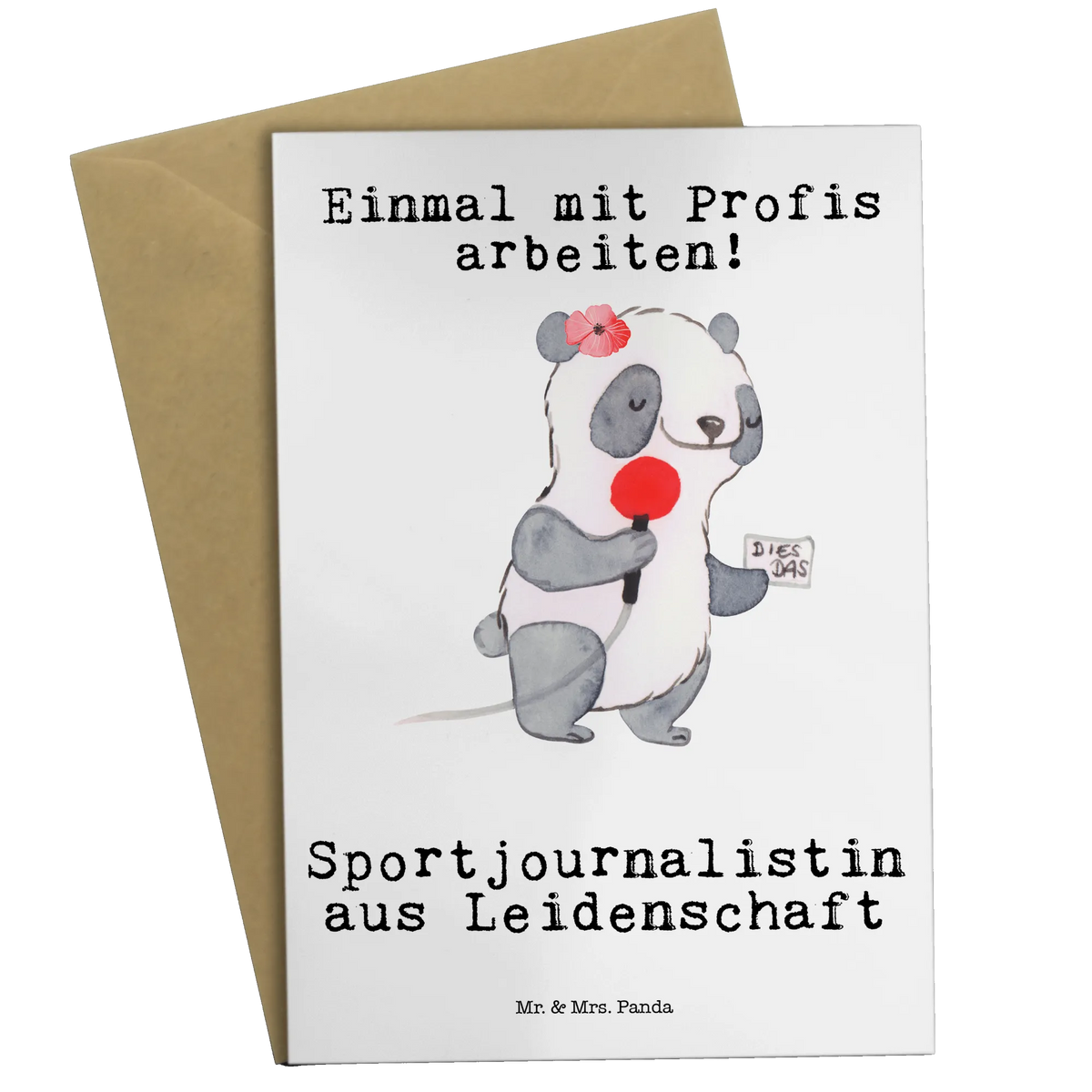 Greetings card Sports journalist Passion gift, sayings, gift idea, best, farewell gift, passing exam, anniversary, retirement, promotion, job start, profession