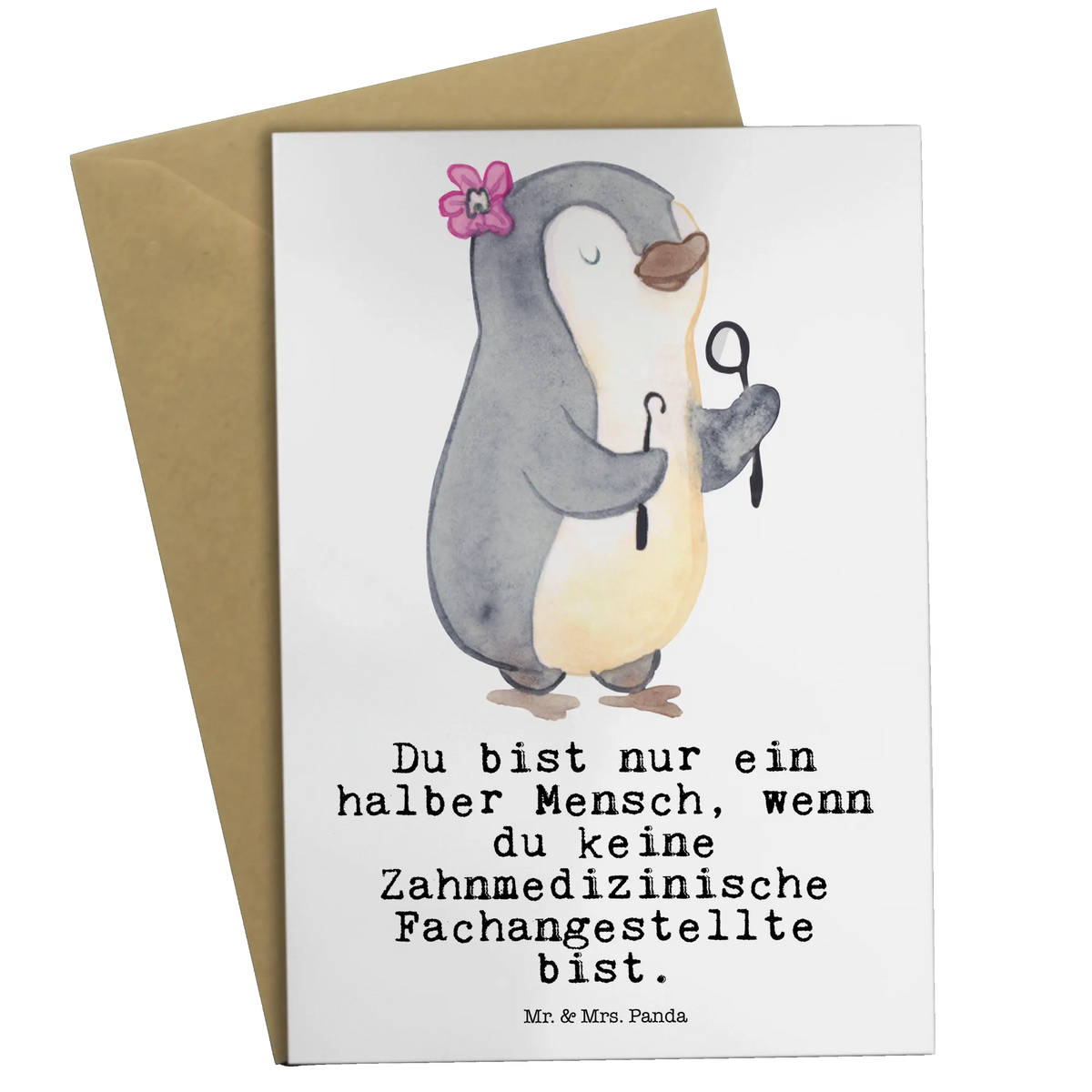 Grußkarte Zahnmedizinische Fachangestellte Herz