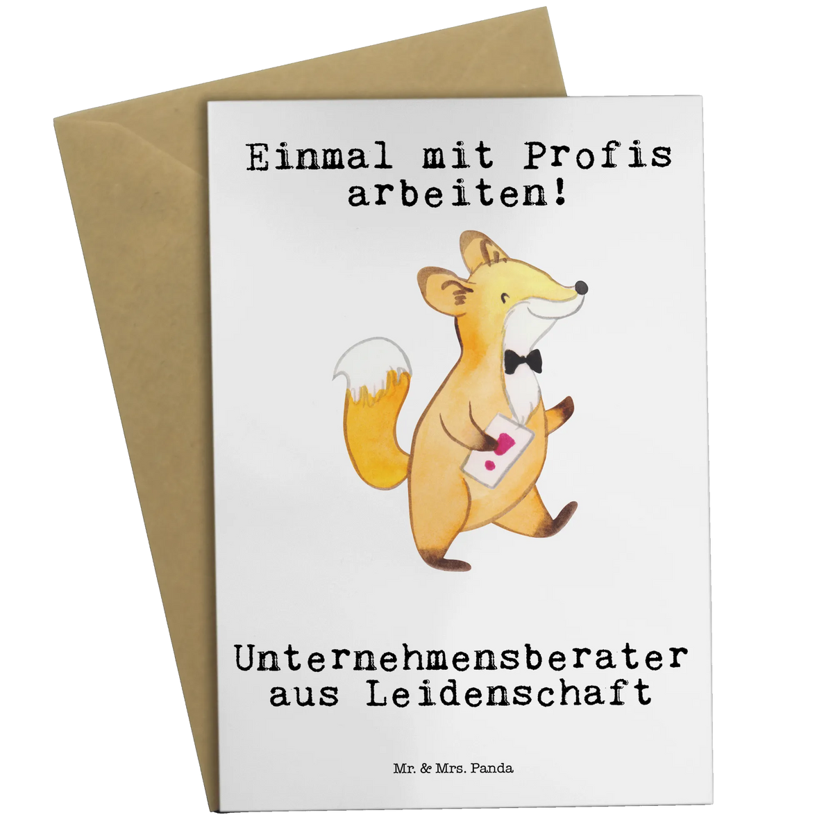 Grußkarte Unternehmensberater Leidenschaft