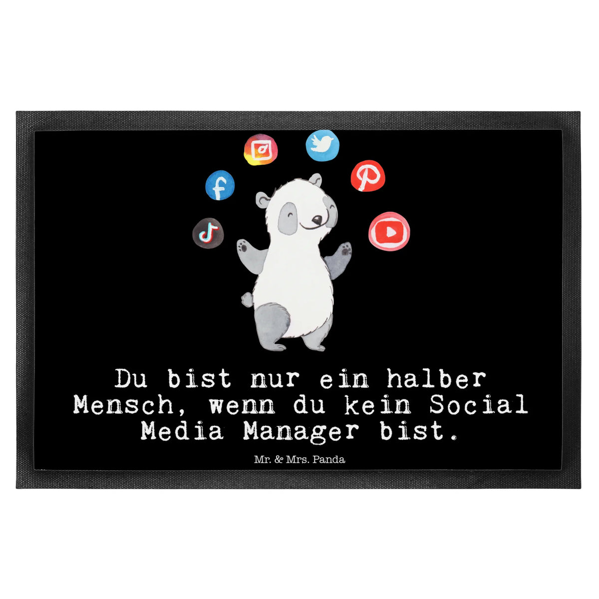Fußmatte Social Media Manager Herz Türvorleger, Schuhabstreifer, Sauberlaufmatte, Schmutzfangteppich, Haustürmatte, Gummi-Fußmatte, fußmatte, Fußabstreifer, hausmatte, Schmutzmatte, Gummimatte, Vorleger, Bodenvorleger, bodenmatte, Fußabtreter, Türmatte, Outdoor-Matte, teppichmatte, abstreifer, Schmutzfangmatte, Eingangsmatte, Abtreter, Schmutzfänger, außenmatte, Eingangsteppich, Abtretmatte, flurmatte, matte haustür, Fussmatte, Geschenk, Schenken, Jubiläum, Danke, Dankeschön, Beruf, Ausbildung, Abschied, Rente, Kollege, Kollegin, Arbeitskollege, Mitarbeiter, Firma