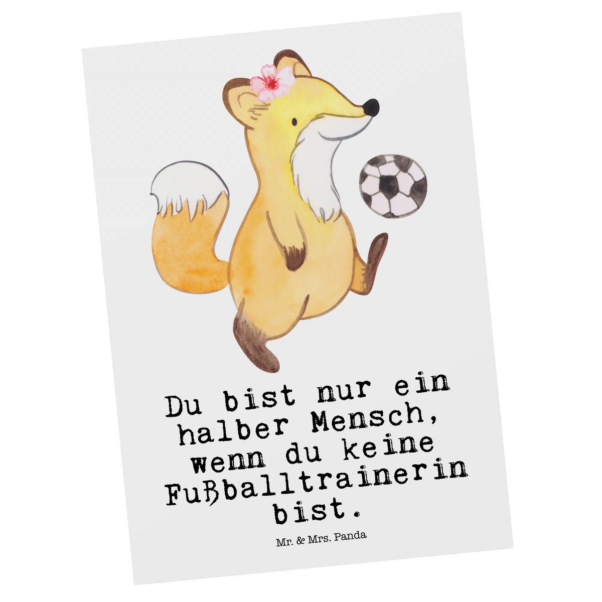 Postcard Soccer coach heart anniversary, retirement, promotion, job start, profession, sayings, gift, gift idea, best, farewell gift, passing exam