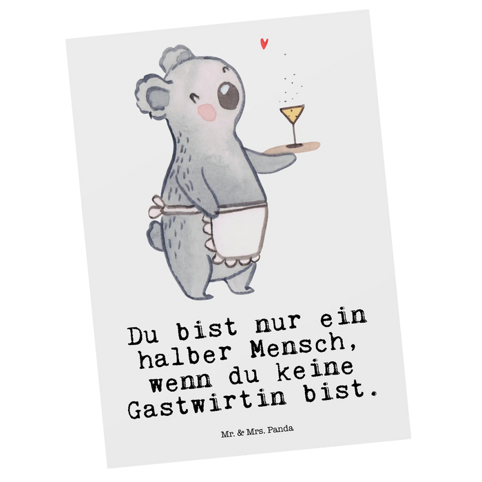 Postcard innkeeper Heart