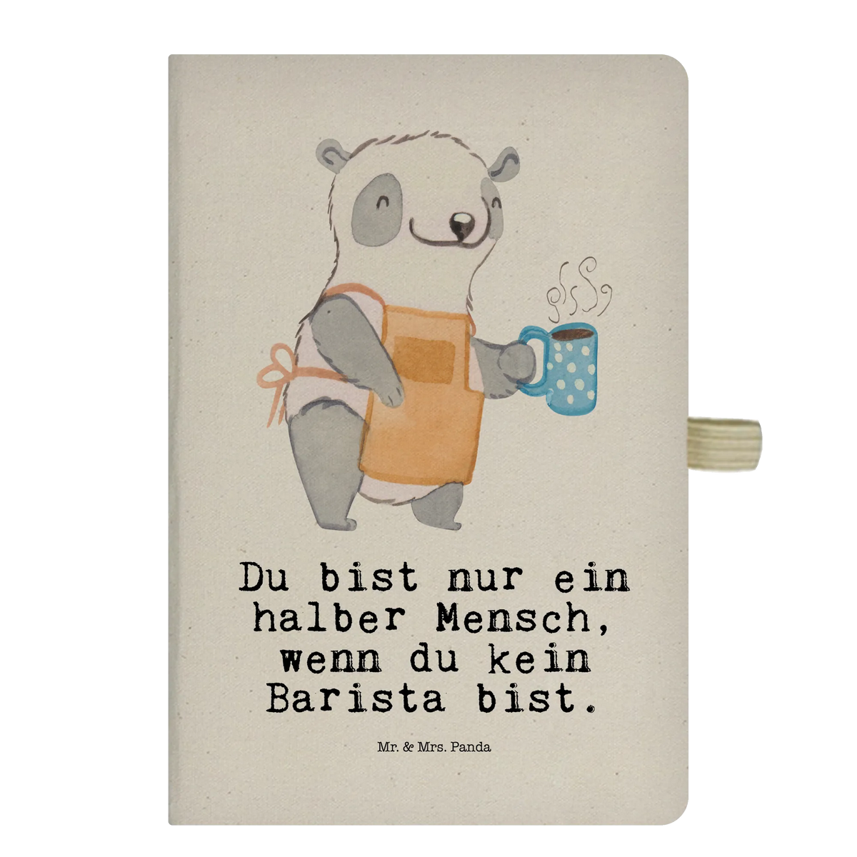 Cotton notebook Barista heart sketchbook, notes, notepad, diary, writing book, journal, entry book, address book, notebook, gift, gift idea, best, farewell gift, passing exam, anniversary, retirement, promotion, job start, sayings, funny, profession