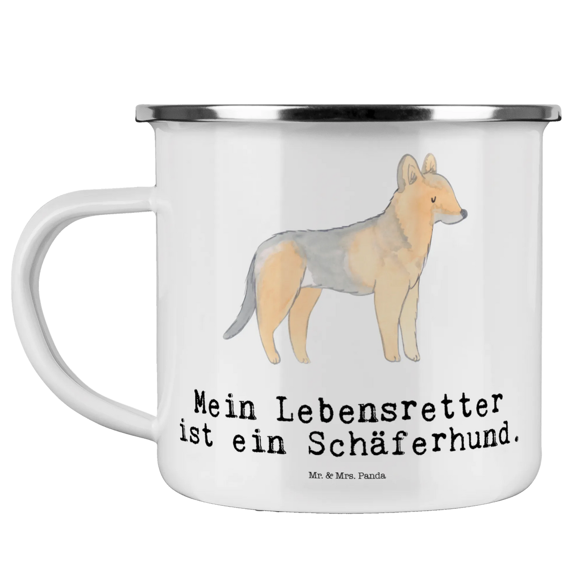 Camping Emaille Tasse Schäferhund Lebensretter Emailletasse, emaillebecher, metallbecher, becher emaille, Outdoor Tasse, Reisebecher, Motivtasse, Outdoor Becher, reisetasse, Blechtasse, Emaille Becher, Haferl, Emaille Tasse, Teetasse, Pott, Kaffeepott, wanderbecher, Campingbecher, blechbecher, Tasse Emaille, outdoortasse, wandertasse, Campingtasse, Teebecher, Geschenk, Schenken, Hund, Hunderasse, Rassehund, Hundebesitzer, Tierfreund, Welpe, Schäferhund