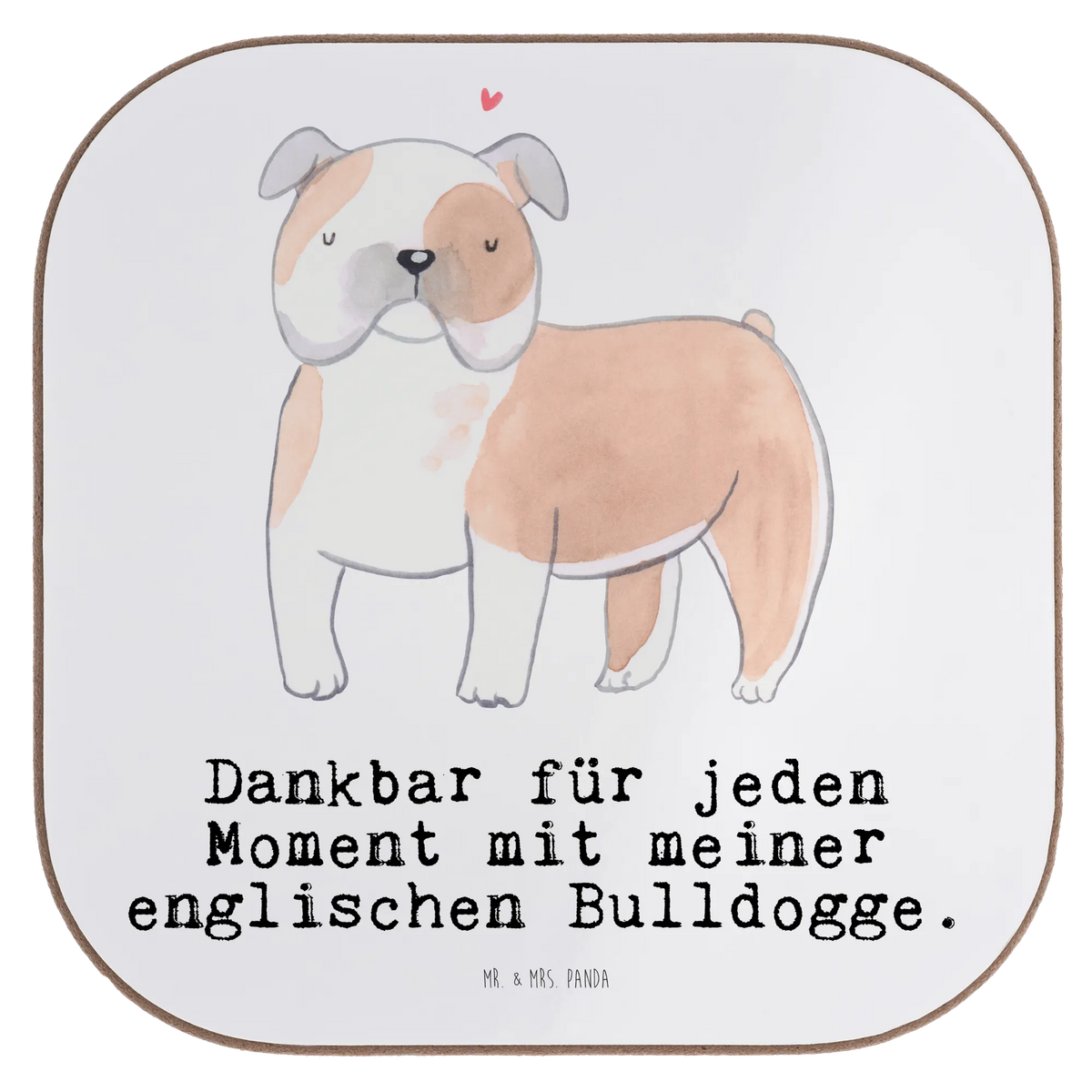 Square coaster English Bulldog Moment presents, Coasters, gift, breakfast, party, glass coasters, gifts, Dog, dog breed, purebred dog, dog owner, animal lover, giving, puppy
