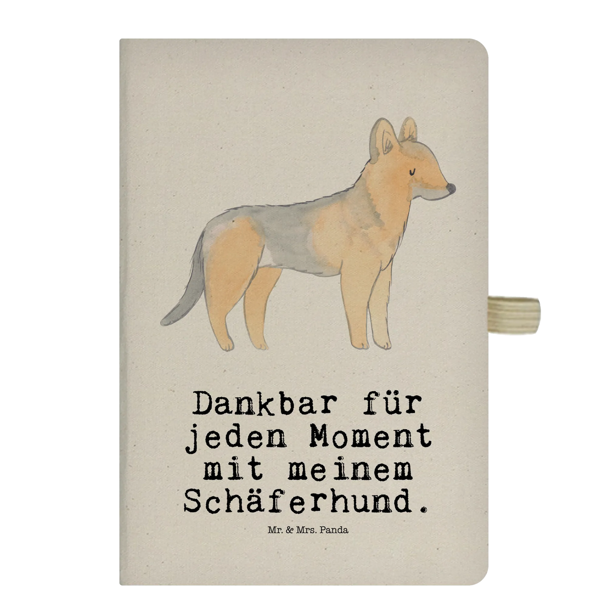 Cotton notebook German Shepherd moment address book, writing book, journal, sketchbook, notebook, entry book, diary, notepad, notes, Dog, dog breed, purebred dog, dog owner, gift, animal lover, giving, puppy