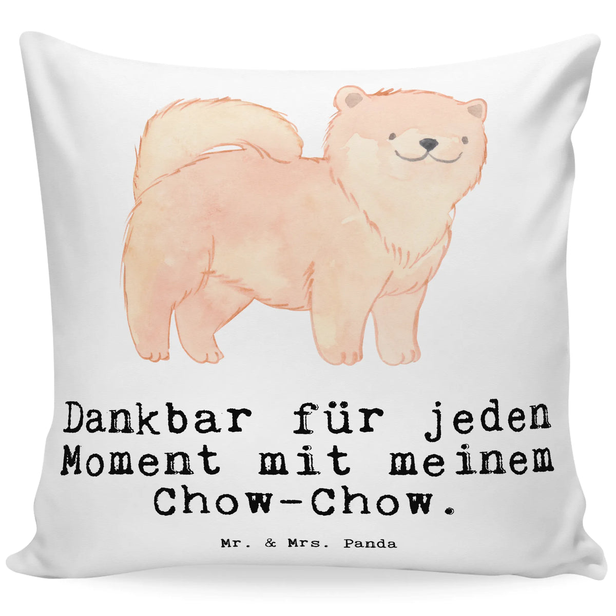 40x40 poduszka Chow-Chow Chwila Pies, rasa psa, pies rasowy, właściciel psa, prezent, miłośnik zwierząt, dawanie, szczeniak