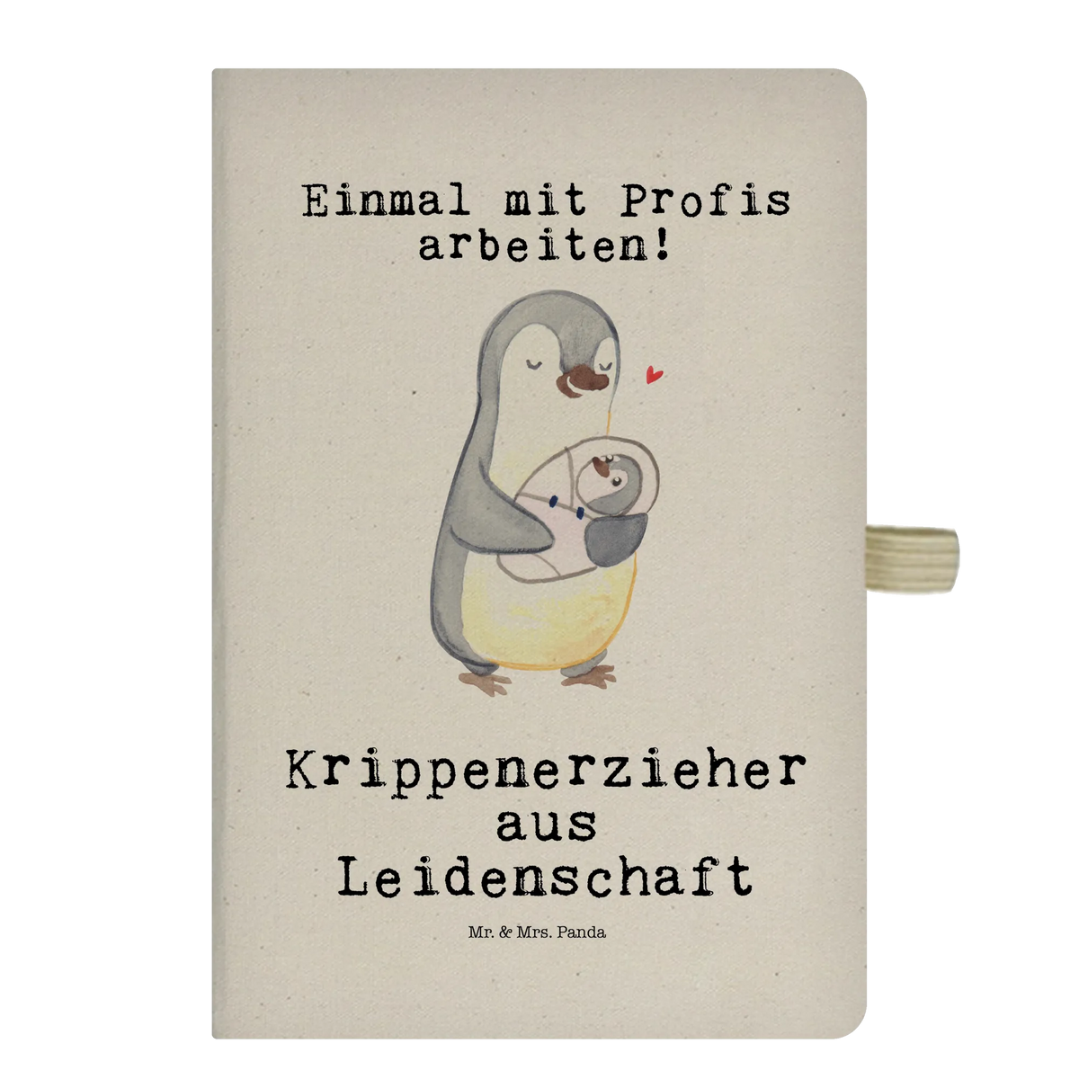 Bawełniany notes DIN A5 wychowawca żłobka Pasja Zawód, Wykształcenie, Prezent, Jubileusz, Pożegnanie, Emerytura, Kolega, Dziękuję, Koleżanka, Dawać, Pracownik, Współpracownik, Dziękuję bardzo