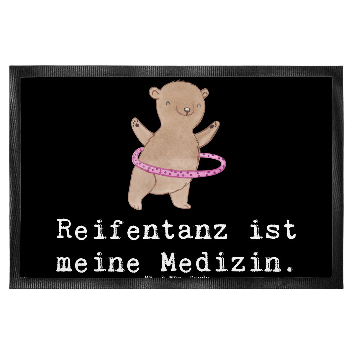 Fußmatte Bär Reifentanz