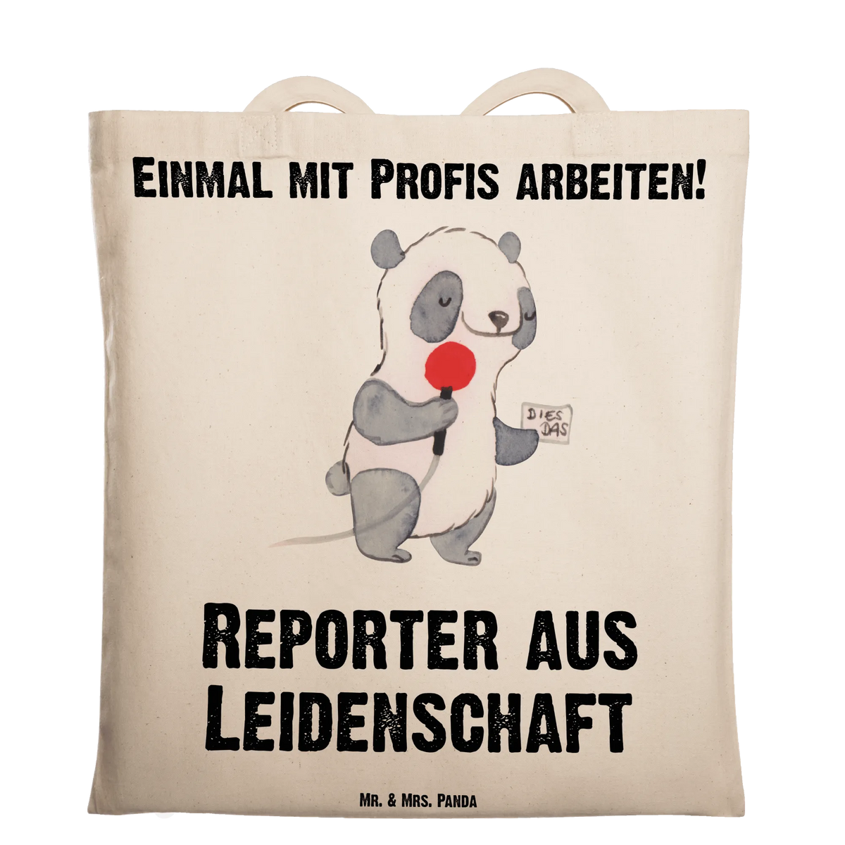 Tote bag Reporter Passion gift, sayings, gift idea, best, farewell gift, passing exam, anniversary, retirement, promotion, job start, profession