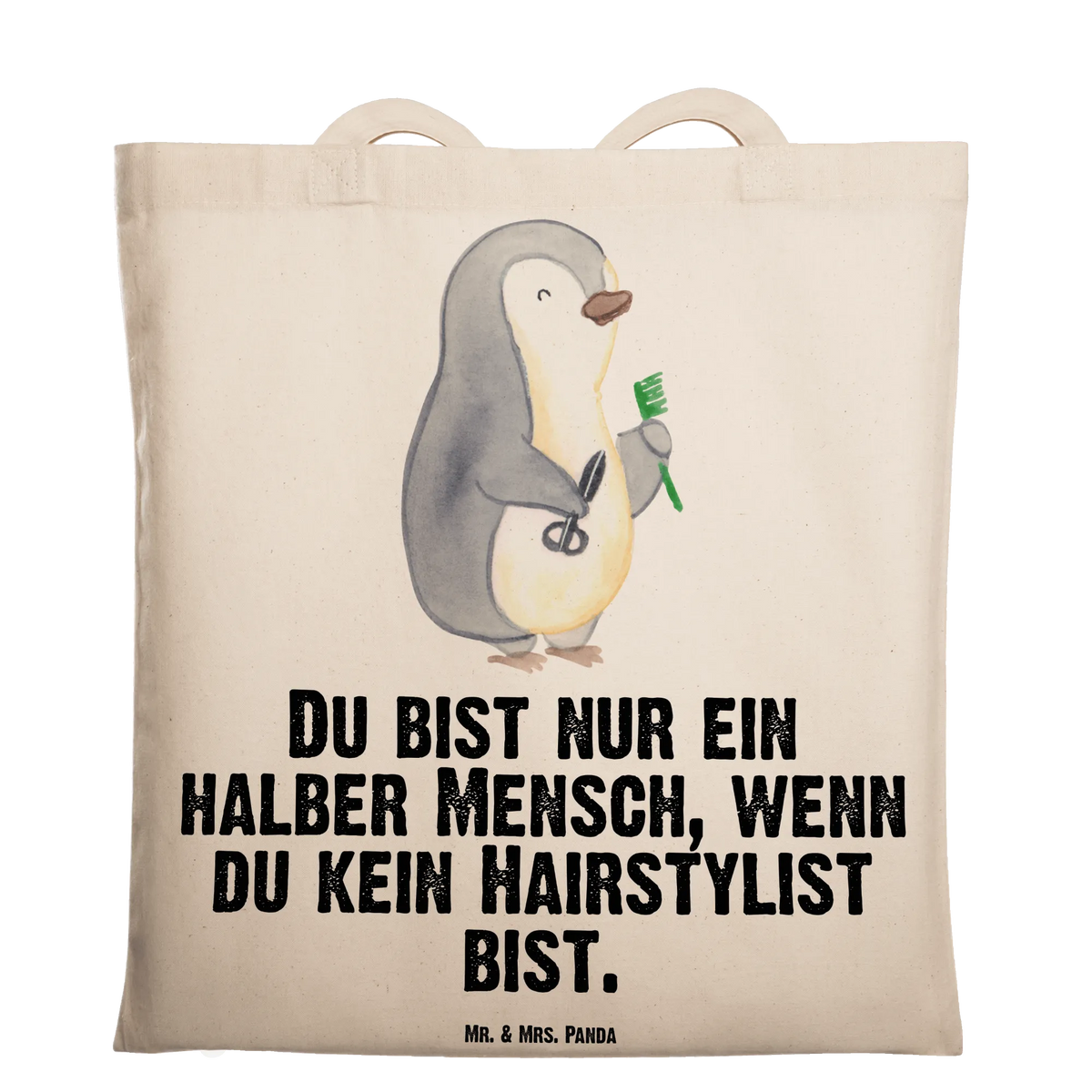 Tote bag Hairstylist Heart anniversary, retirement, promotion, job start, profession, gift idea, sayings, best, farewell gift, gift, passing exam