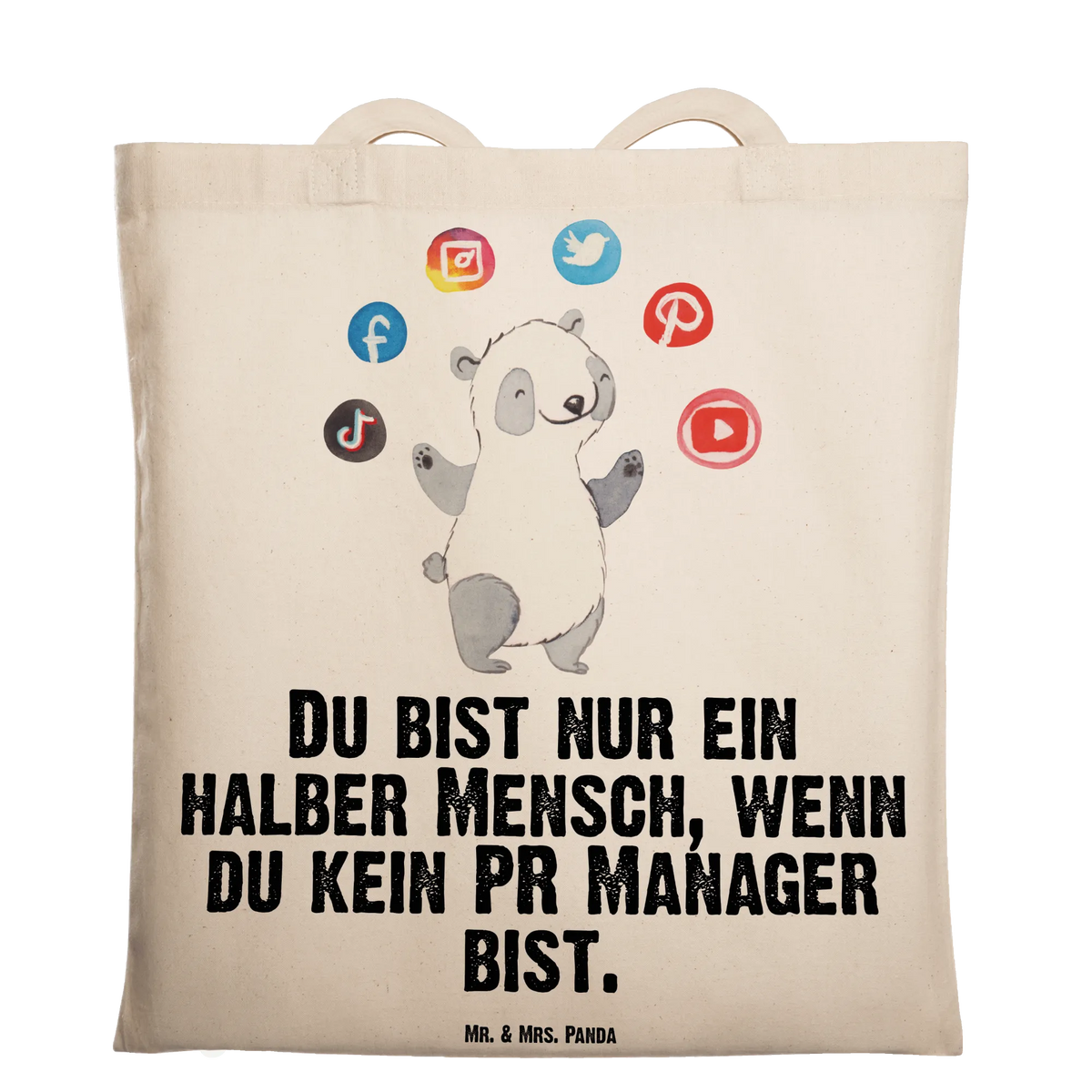 Tote bag PR Manager Heart gift, sayings, gift idea, best, farewell gift, passing exam, anniversary, retirement, promotion, job start, profession