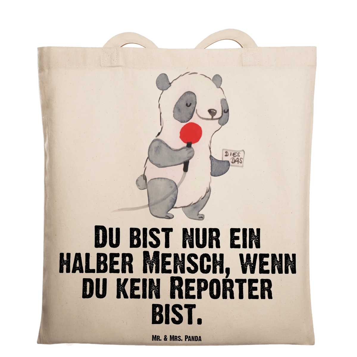 Tote bag Reporter heart gift, sayings, gift idea, best, farewell gift, passing exam, anniversary, retirement, promotion, job start, profession