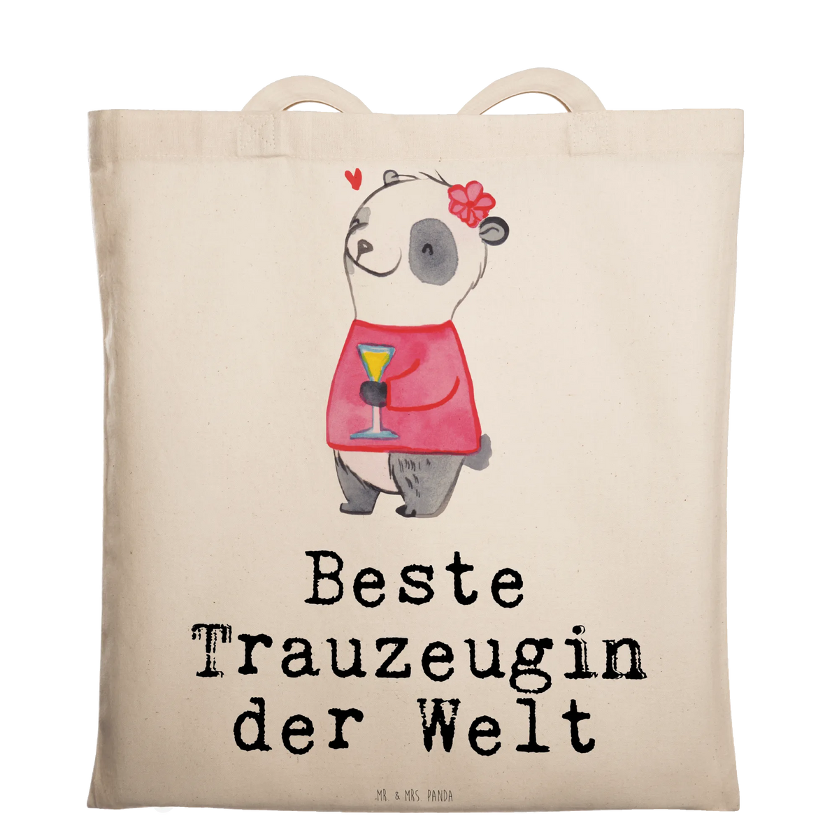 Torba Panda Najlepsza świadkowa na świecie Urodziny, Prezent, Dziękuję, Pomysł na prezent, dla, Wręczyć, Prezent urodzinowy, Podziękować, Upominek, Sprawić radość, Tip na prezent