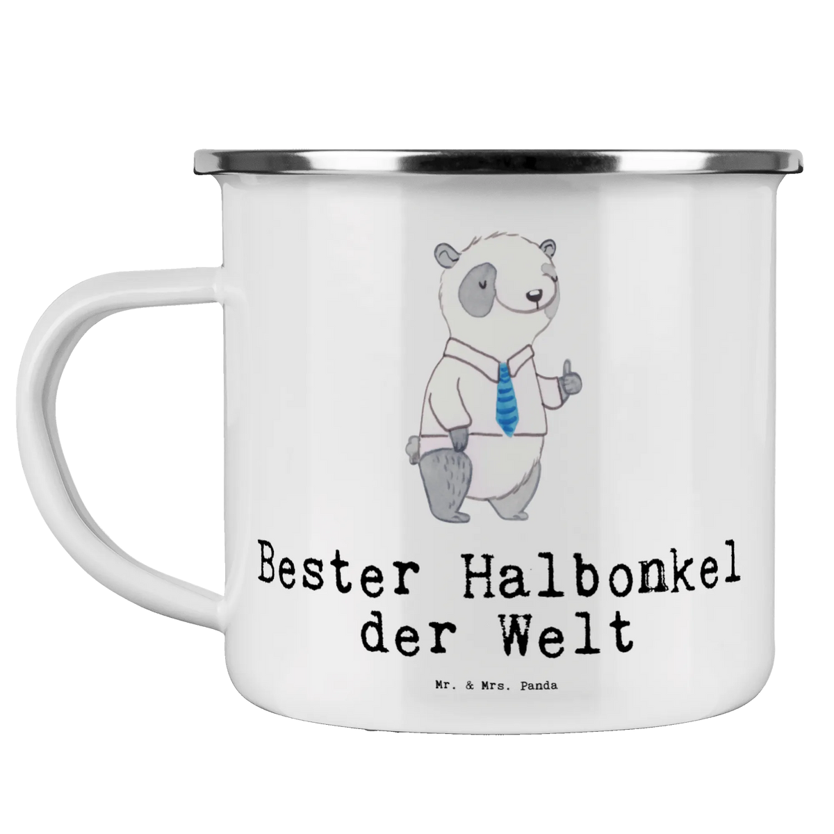 Kempingowy kubek emaliowany Panda Najlepszy półwujek na świecie Tasse Emaille, Reisebecher, metallbecher, Pott, Teetasse, outdoortasse, Emaille Tasse, becher emaille, Campingtasse, Motivtasse, Emailletasse, Outdoor Tasse, Outdoor Becher, Emaille Becher, Kaffeepott, Teebecher, Haferl, wandertasse, blechbecher, Blechtasse, wanderbecher, Campingbecher, emaillebecher, reisetasse, Schenken, Freude machen, Geschenktipp, für, Danke, Dankeschön, Geburtstag, Geschenk, Geburtstagsgeschenk, Mitbringsel, Bedanken, Geschenkidee, Kleinigkeit, Stiefonkel, Familie, Onkel, Stiefgeschwister, Halbonkel, Stief, Bester Onkel