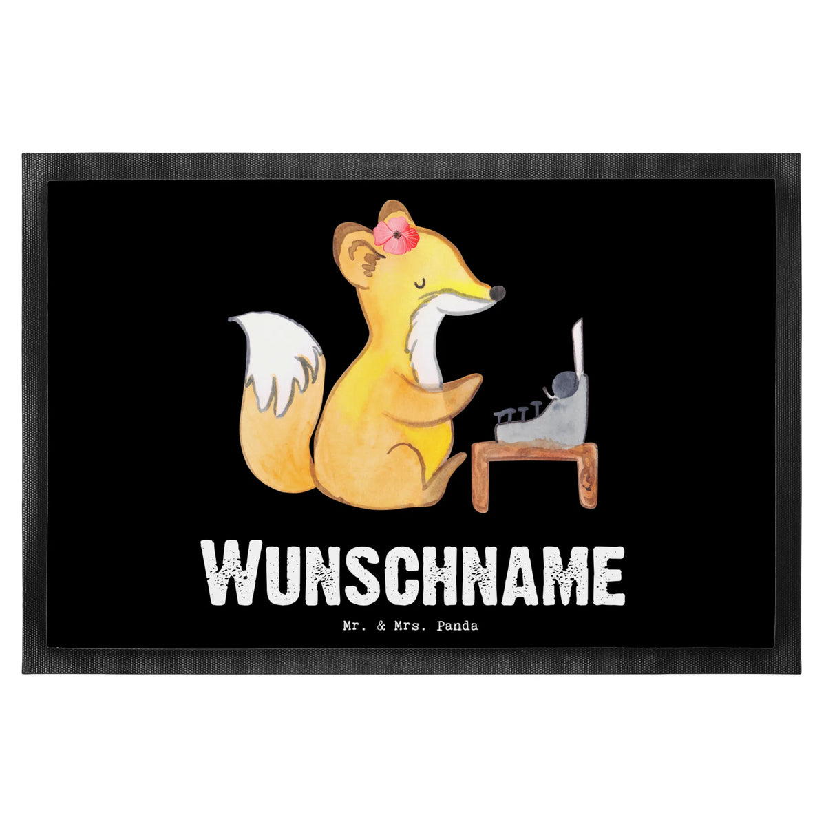 Spersonalizowana wycieraczka pisarka serce Zawód, Wykształcenie, Jubileusz, Pożegnanie, Emerytura, Kolega, Koleżanka, Prezent, Dawać, Pracownik, Współpracownik, Firma, Dziękuję, Dziękuję bardzo