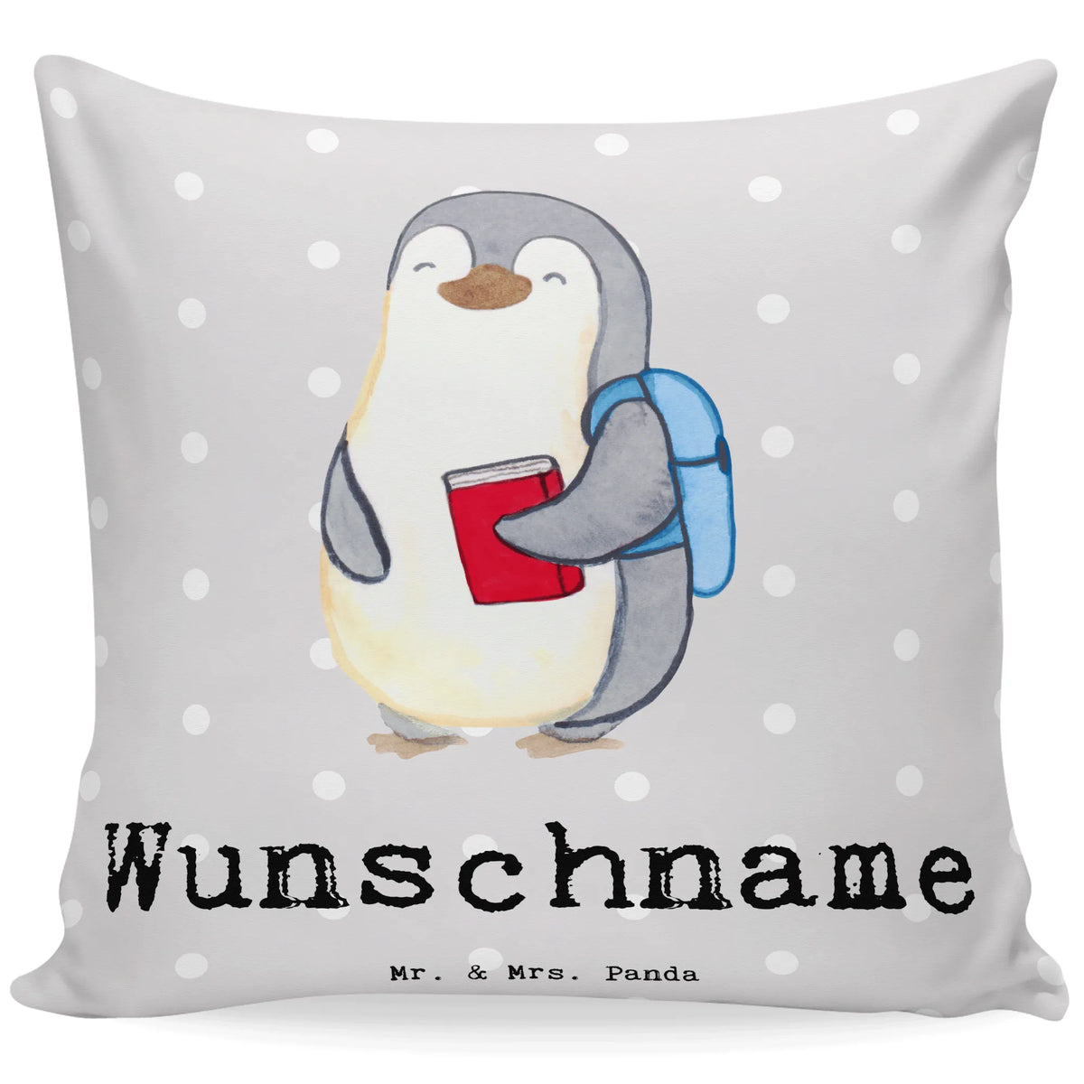 Personalizowana poduszka pingwin Najlepszy wnuk na świecie dla, Dziękuję, Prezent, Wręczyć, Urodziny, Prezent urodzinowy, Pomysł na prezent, Podziękować, Upominek, Sprawić radość, Tip na prezent