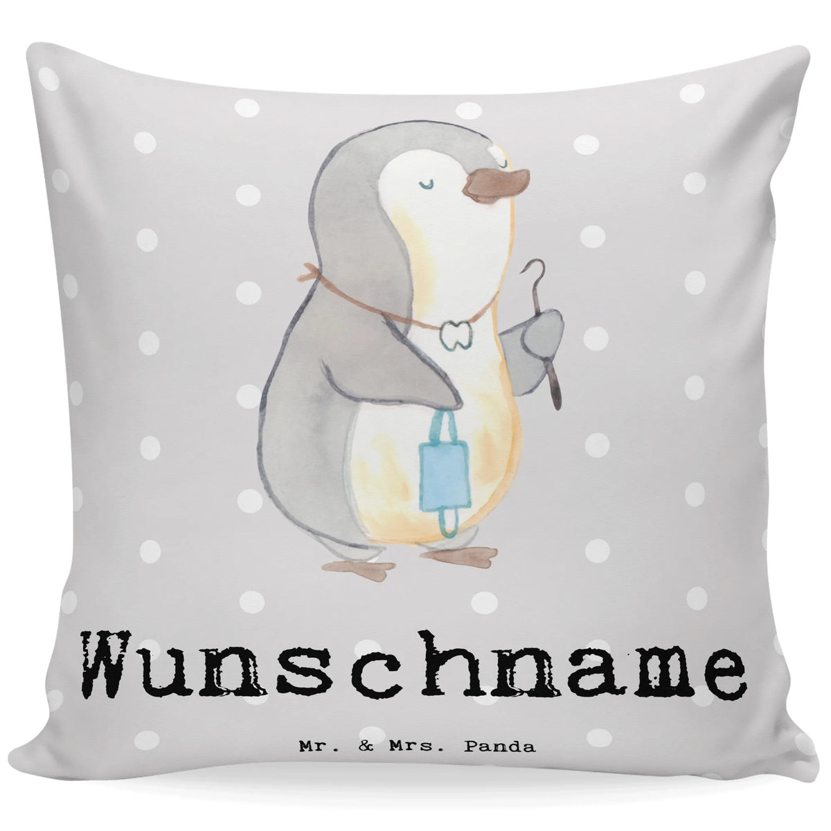 Personalised cushion Dentist Heart gift, gift idea, best, farewell gift, passing exam, anniversary, retirement, promotion, job start, sayings, funny, profession
