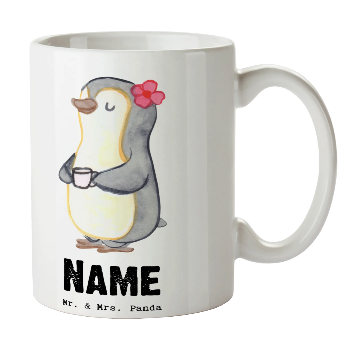 Personalised cup penguin Best mother in law in the world for, thank you, gift, giving, birthday, birthday present, gift idea, souvenir, make you happy, gift tip, spouse's mother, mom, parents-in-law, mother, mother-in-law, by marriage, Mother-in-law