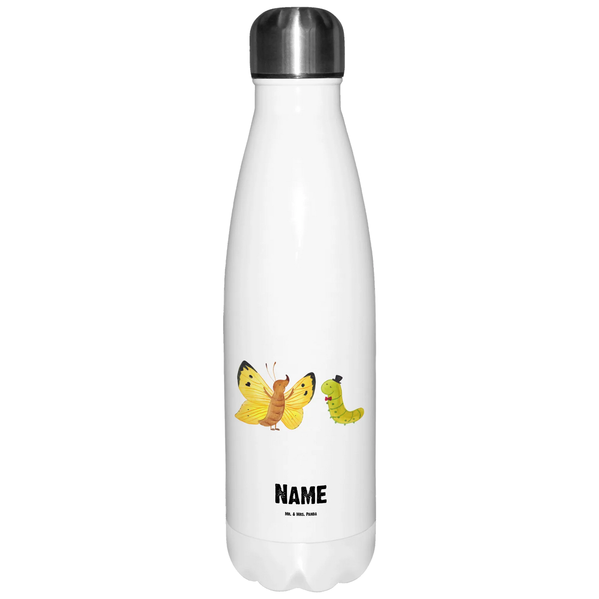 Personalisierte Thermosflasche Raupe Schmetterling Personalisierte Thermoskanne, Thermosflasche personalisiert, Trinkflasche personalisiert, Sportflasche personalisiert, Getränkeflasche Personalisiert, Thermoflasche Personalisiert, Personalisierte Thermosflasche, Personalisierte Sportflasche, Personalisierte Edelstahlflasche, Personalisierte Trinkflasche, Isolierflasche personalisiert, Wasserflasche personalisiert, Personalisierte Wasserflasche, Personalisierte Trinkflasche Edelstahl, Trinkflasche personalisiert Edelstahl, Lustige Sprüche, Tiere, Tiermotive, Gute Laune, Entwicklung, Hut, Kokon, Aufwachsen, Zitronenfalter, Raupe, Schmetterling, Schönheit, Erwachsen Werden, Hütchen