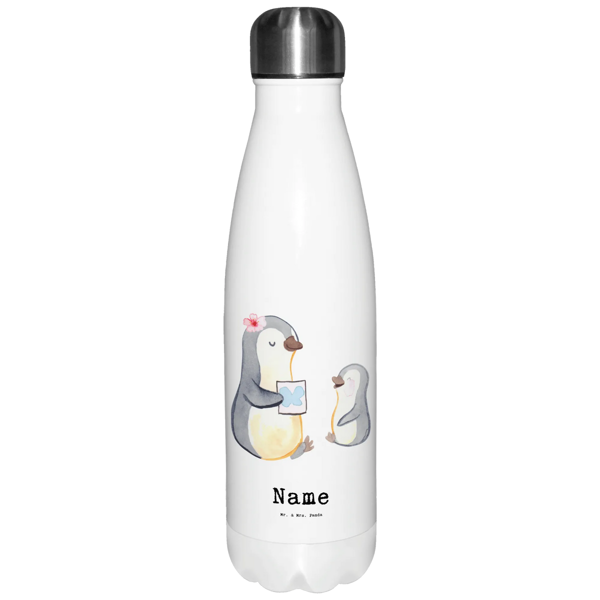 Personalised insulated bottle Speech Therapist heart gift, gift idea, best, farewell gift, passing exam, anniversary, retirement, promotion, job start, sayings, funny, profession