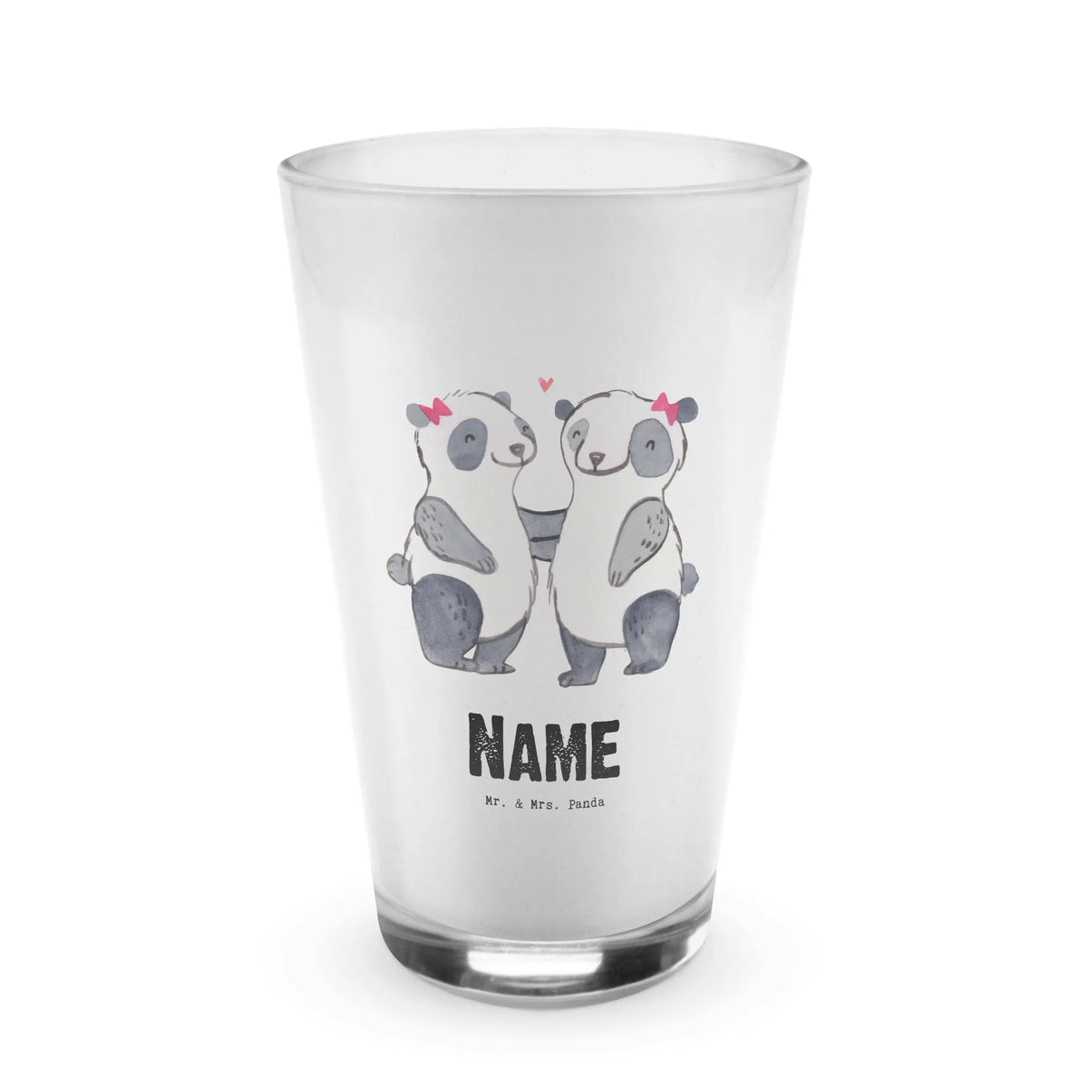 Personalised glass panda best sister in the world for, thank you, gift, giving, birthday, birthday present, gift idea, souvenir, make you happy, gift tip, Sister, Best, Sisters, Children, Siblings, Gift, Love, Family, Trifle, Daughter