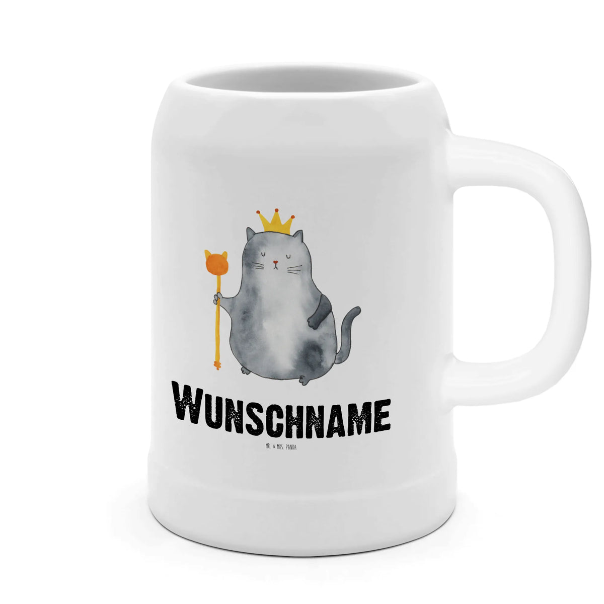 Personalised beer mug Cat king cat, tomcat, kitty, meow, kitten, housecat, mama cat, love cats, cat image, cat fan, cat lover, cat fancier, cat decoration, gift for cat lover, cat owner, funny cats, cat sayings, cat motto, funny cat gifts, fan merchandise, cat stuff, animal lover, queen, tenement, pet, apartment, king, family, pussy, move, cats, first own apartment, moving in
