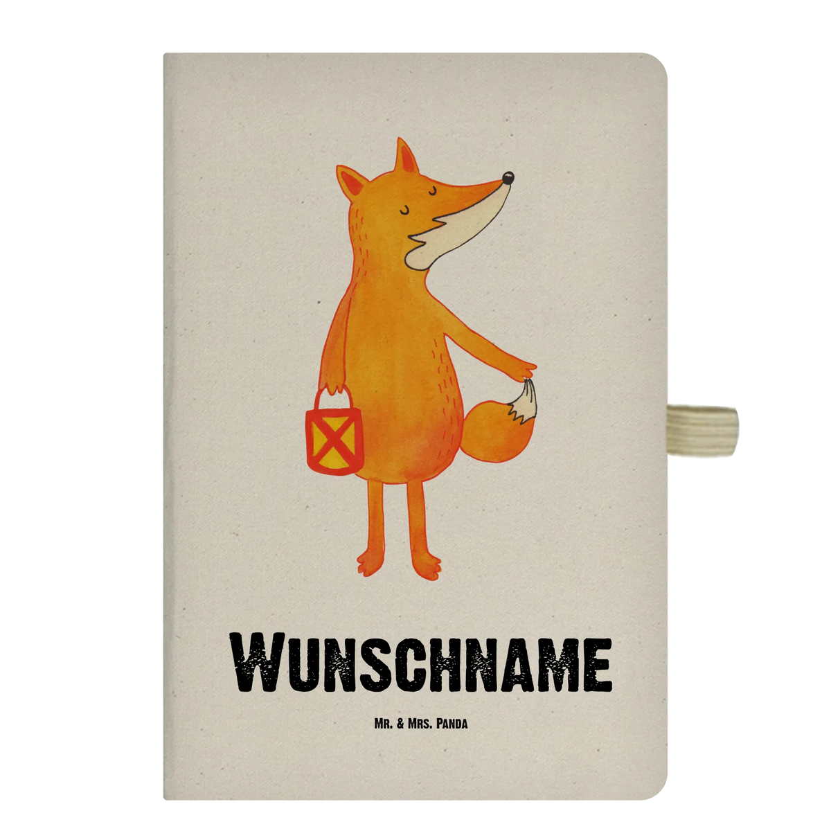 Personalised notebook Fox Lantern fox, foxes, forest wildlife, clever as a fox, animal lover, Caesar Otto Hugo Flaischlen, Lantern parade, Foxes, Spell comforting, Lovesickness Spell, Fox, Saint Martin, Cheer up, Lantern