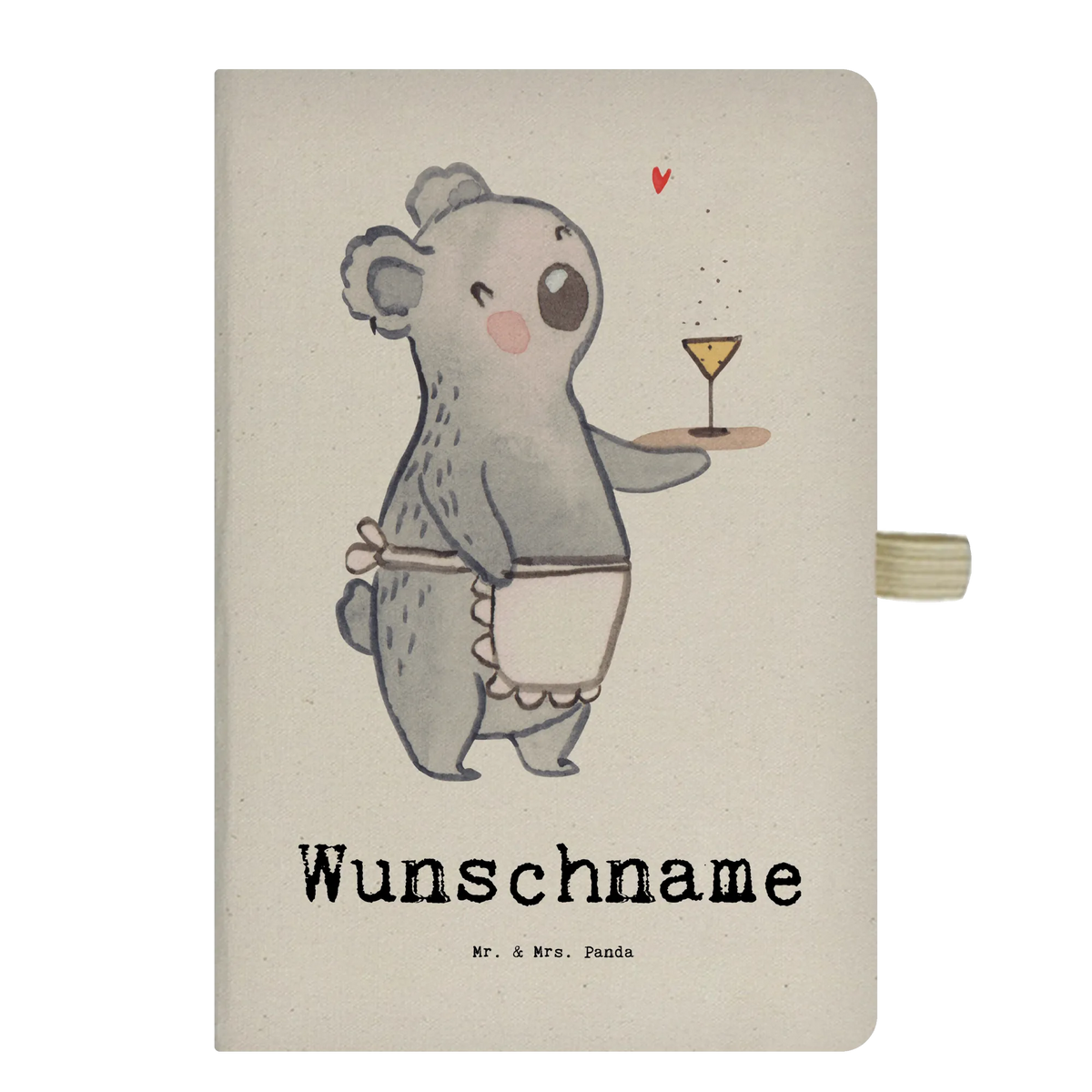 Personalised notebook innkeeper Heart gift, gift idea, best, farewell gift, passing exam, anniversary, retirement, promotion, job start, sayings, funny, profession