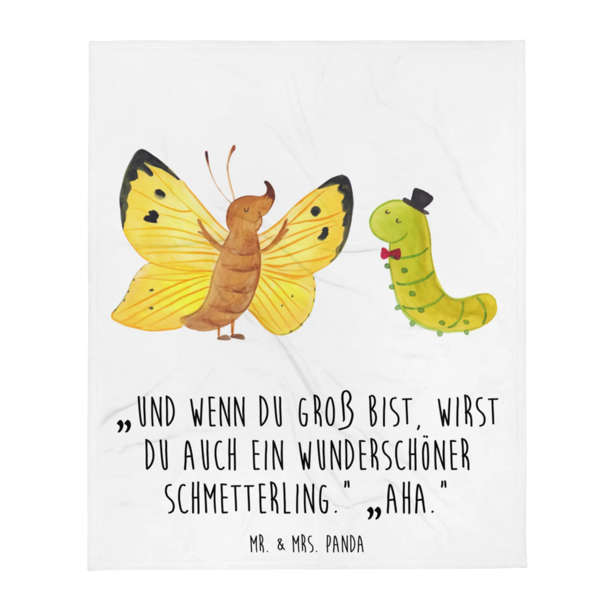Blanket Caterpillar butterfly card, gift ideas, gifts, small animals, cute, cute animal motives, hand drawn, funny sayings, good mood, special gifts, animal lover, development, cocoon, hat, beauty, lemon butterfly, growing up, butterfly, Caterpillar