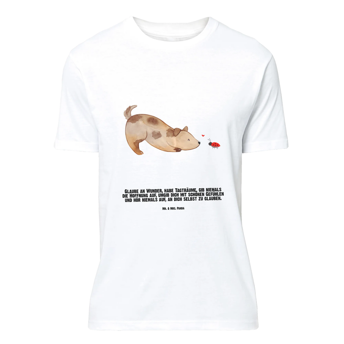 Personalisiertes T-Shirt Hund Marienkäfer T-Shirt mit Namen, T-Shirt mit Aufruck, T-Shirt Personalisiert, Hund, Tierliebhaber, Haustier, Sprüche, Hundemotiv, Hunderasse, Hundebesitzer, Mischlinghund, Mischling, Hundespruch, Marienkäfer, Hunde