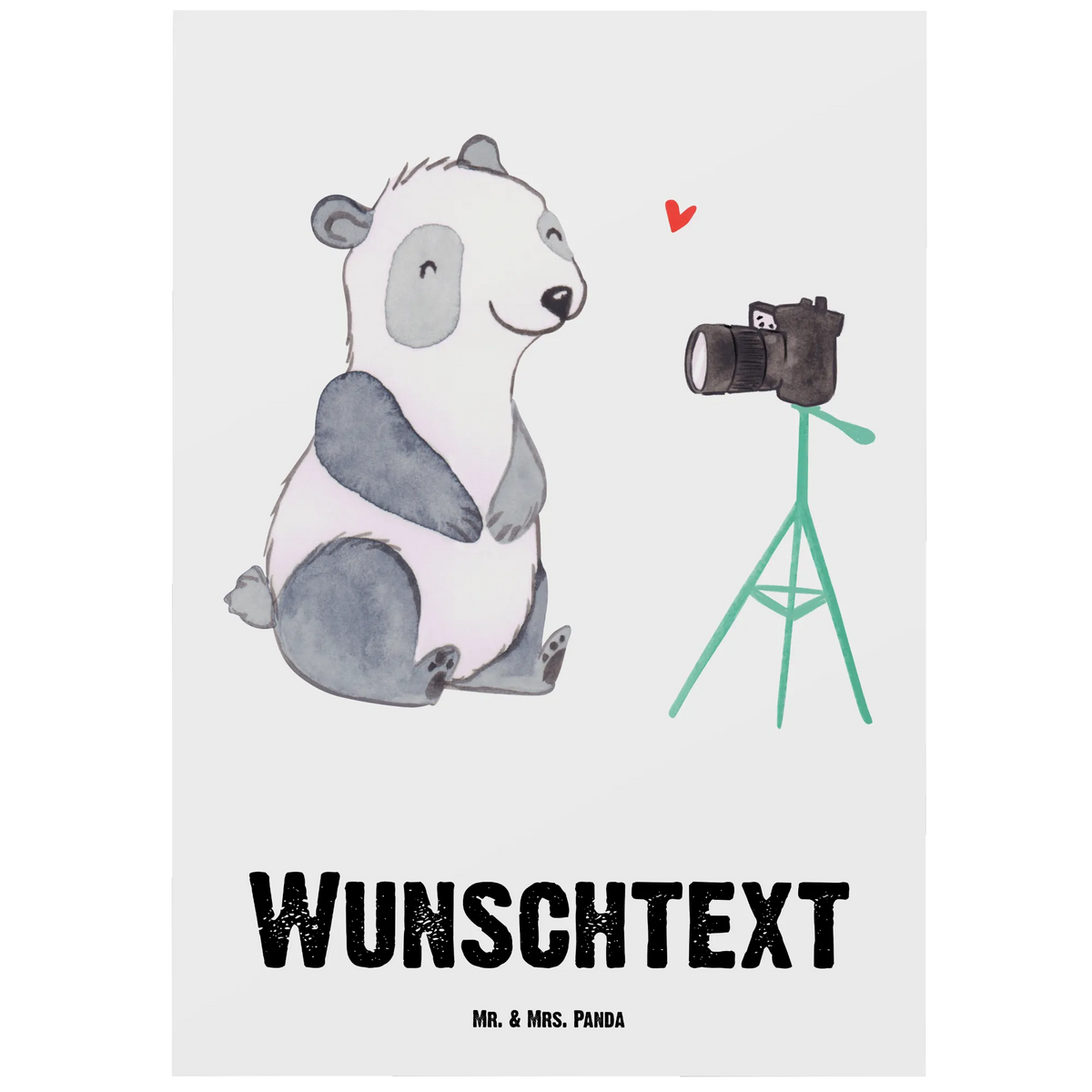 Personalised postcard Vlogger Heart gift, gift idea, best, farewell gift, passing exam, anniversary, retirement, promotion, job start, sayings, funny, profession