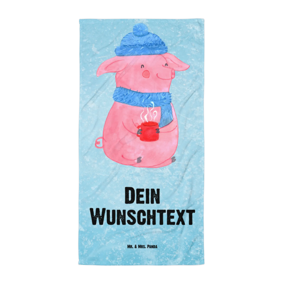 XXL ręcznik kąpielowy z imieniem świnia grzane wino Zima, Boże Narodzenie, dekoracje świąteczne, Mikołaj, Adwent, Wigilia, zimowy motyw