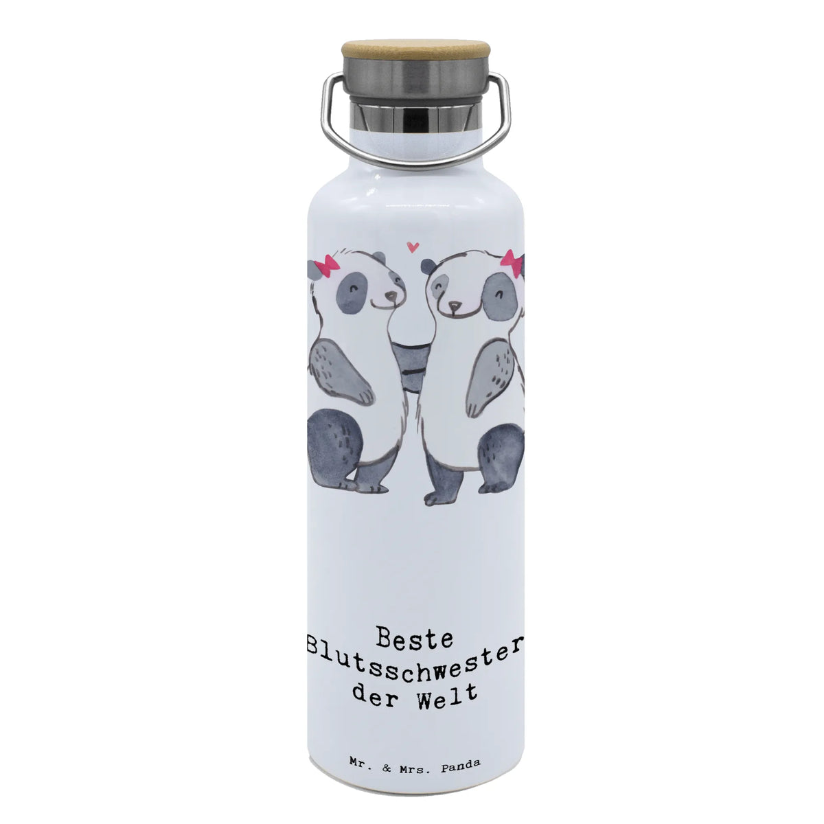 Drinks bottle panda Best blood sister in the world for, thank you, gift, giving, birthday, birthday present, gift idea, souvenir, make you happy, gift tip, Sisters, Bae, Love, Sister, Blood Sister, Best, Siblings, Daughter, Trifle, Friend, Blood Siblings, Gift, Family